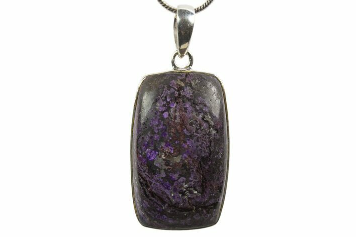Polished Sugilite Pendant (Necklace) - Sterling Silver #321517